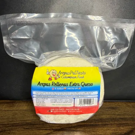 Arepa rellena extra queso